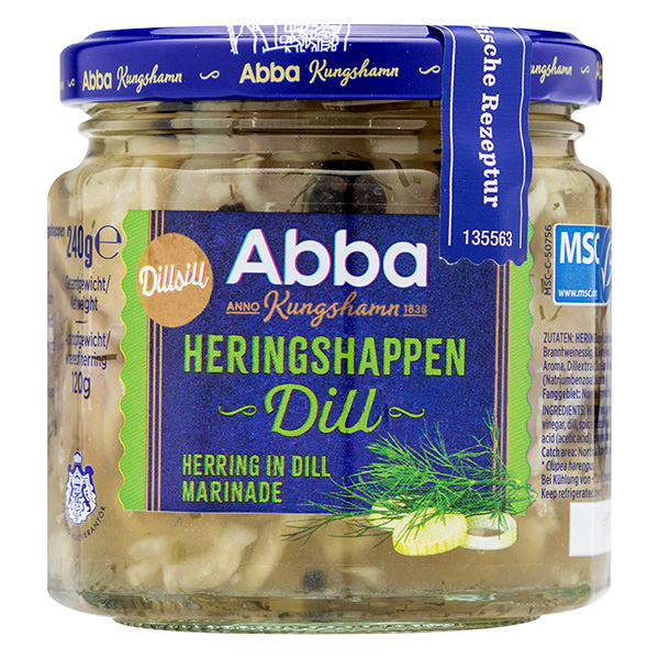 Abba Seafood Heringshappen Dill.