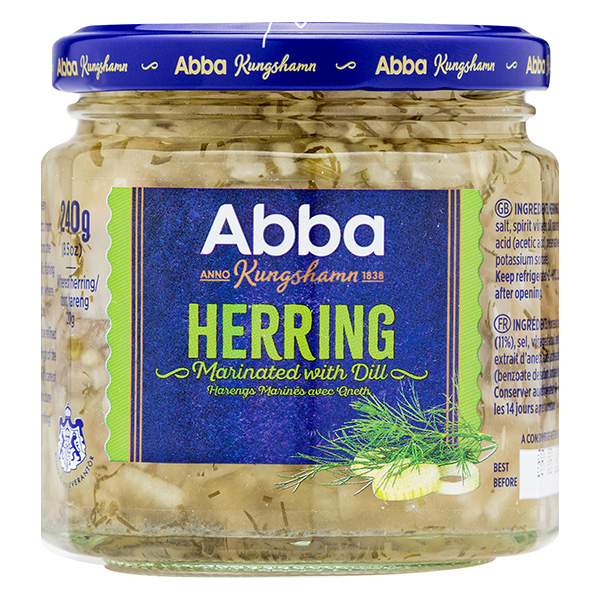 HERRING IN DILL MARINADE, 240 G - Abba Seafood