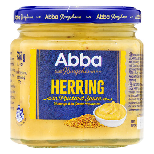 HERRING IN MUSTARD SAUCE, 230 G Abba Seafood